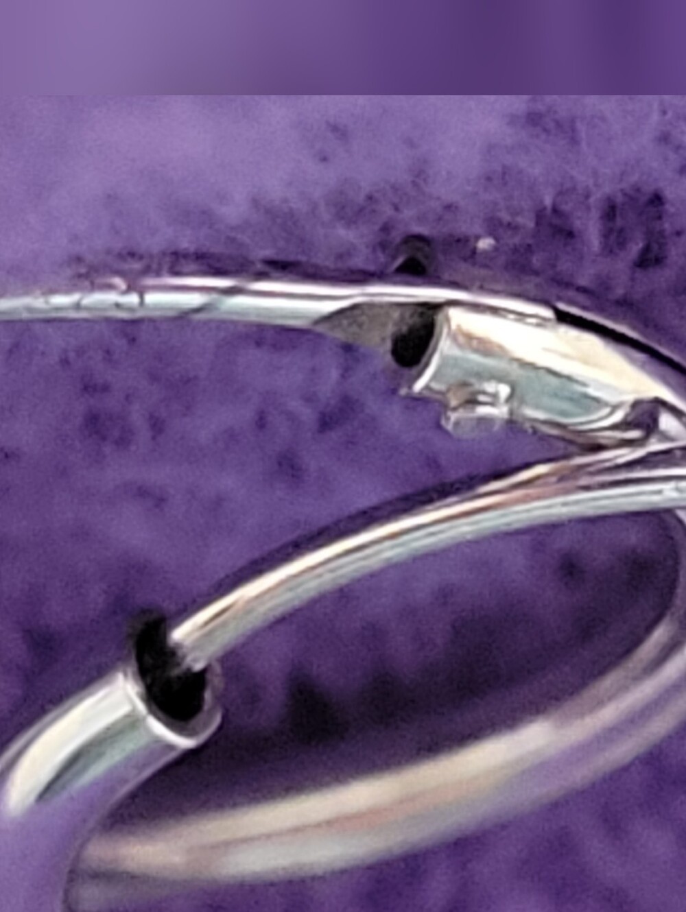 Everyday Wear Endless Sterling Silver Hoop Earrings - Picture 8 of 8